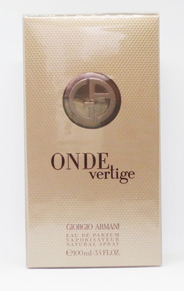 Giorgio Armani- Onde Vertige Eau de Parfum Spray 100 ml-Neu- OvP-